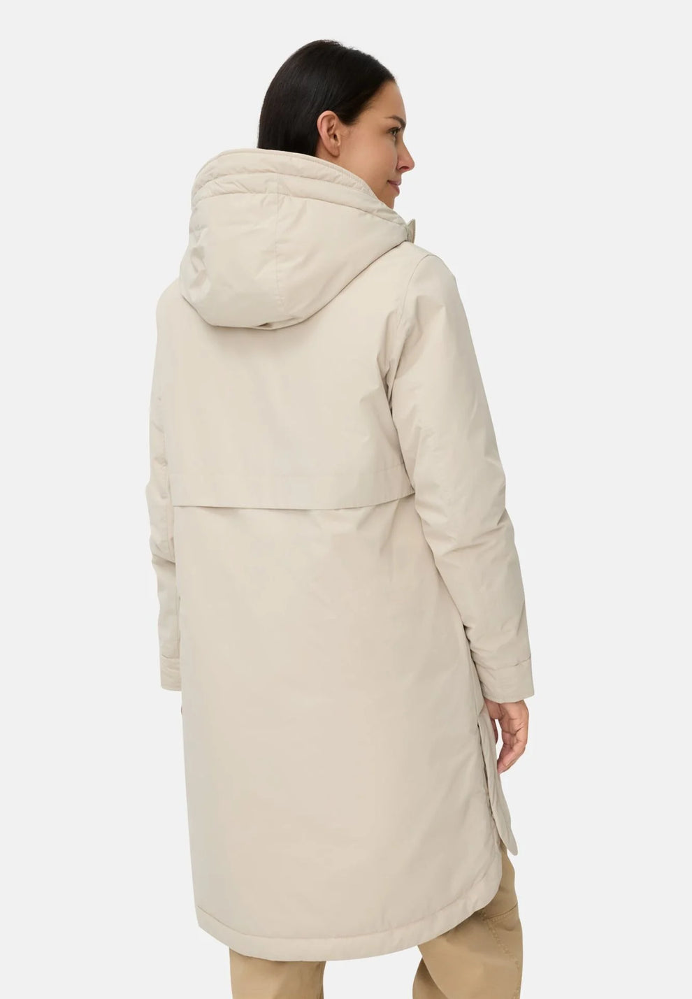 Camel Active W Frakke med Hætte Oak