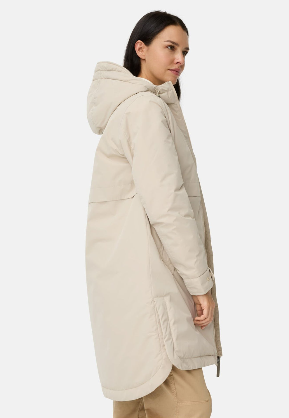 Camel Active W Frakke med Hætte Oak