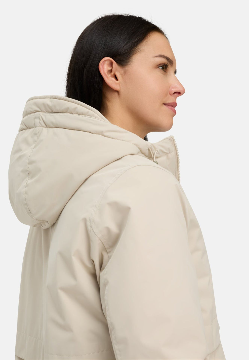 Camel Active W Frakke med Hætte Oak