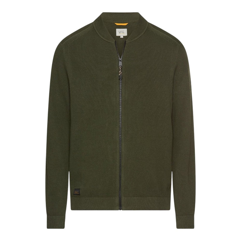 Camel Active M Knittet Jacket Forrest Green