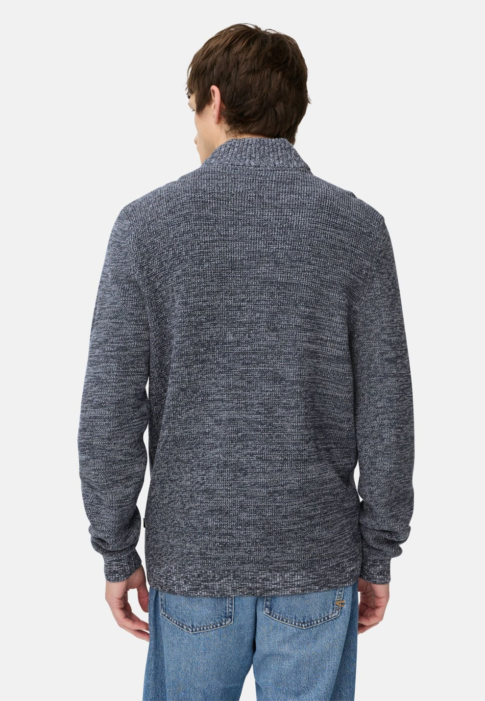 Camel Active M Knitted Jacket Tinted Blue