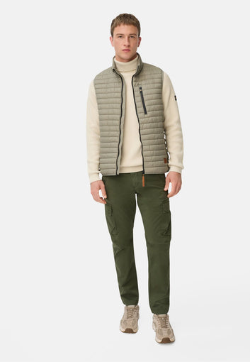 Camel Active M Vest Quilted Khaki