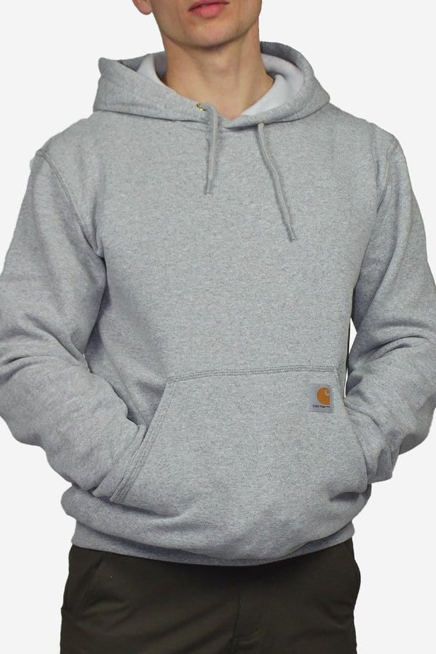 Carhartt Regular Loose Fit Hooded Sweatshirt Heather Grey