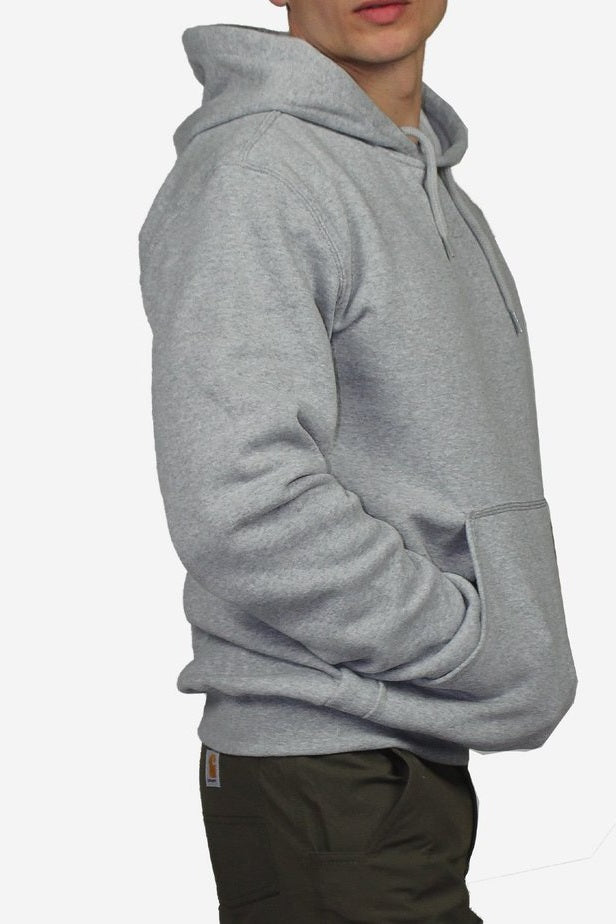 Carhartt Regular Loose Fit Hooded Sweatshirt Heather Grey