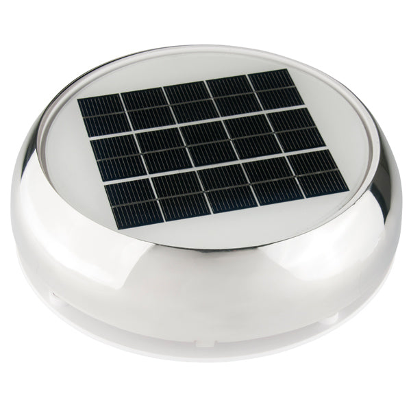 Marinco Day & Night solcelle ventilator RF, 3"