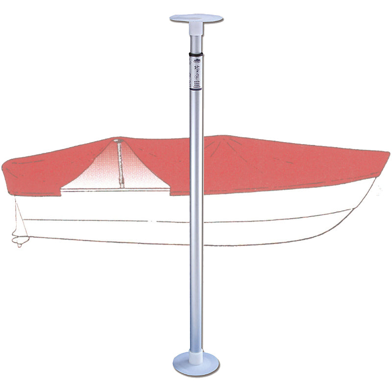 Presenningsstøtteben teleskopisk