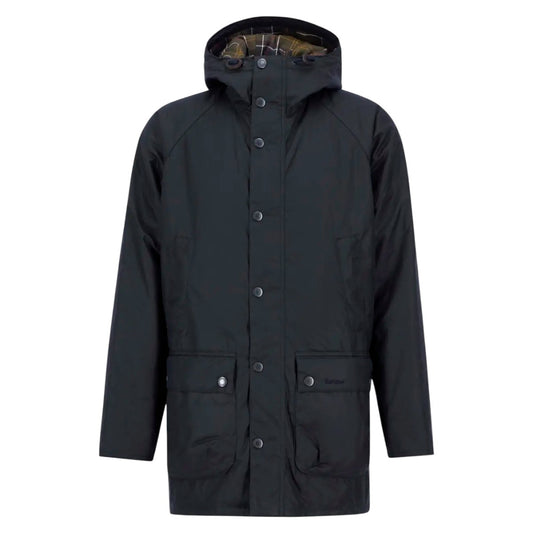 Barbour M Bedale Wax Parka Navy