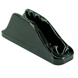 ClamCleat, sort plast, åben