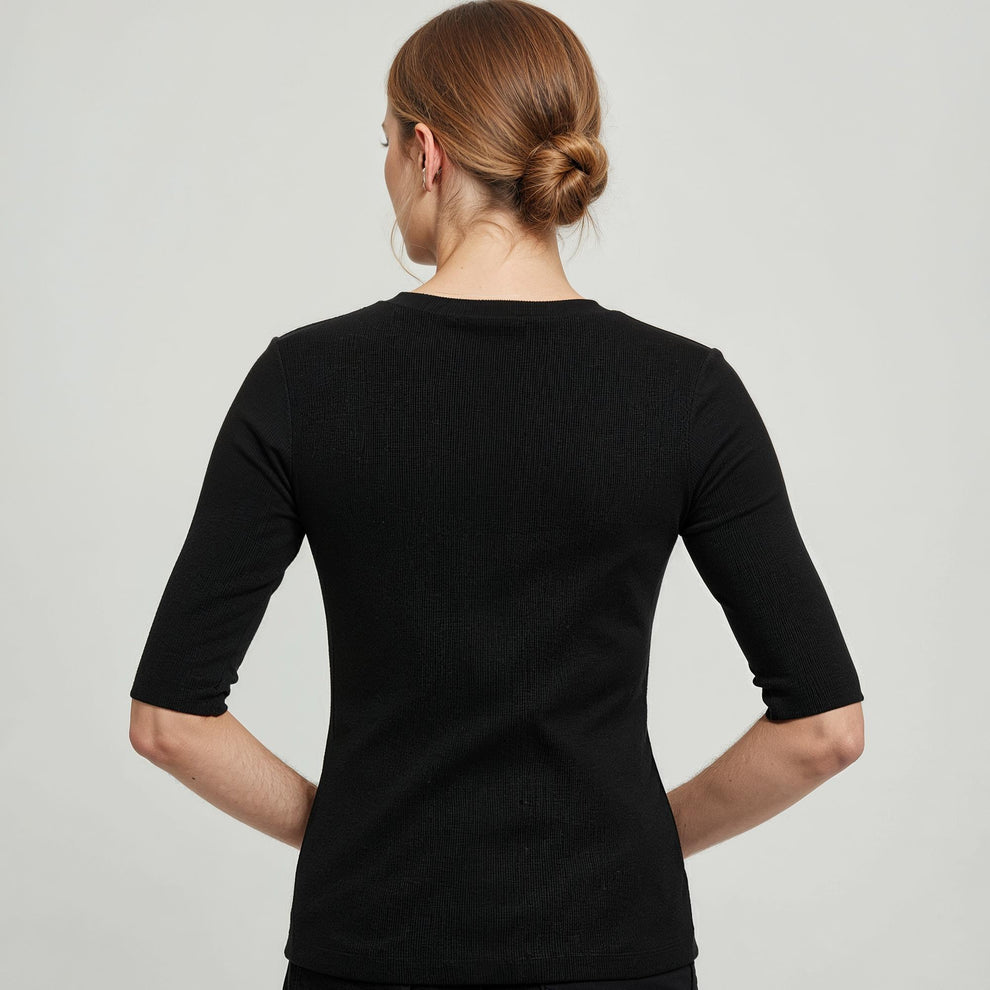 Co'Couture W GrannyCC SS Tee Navy Back