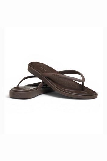 Crocs W Miami Matte Round Toe Flip Coffee