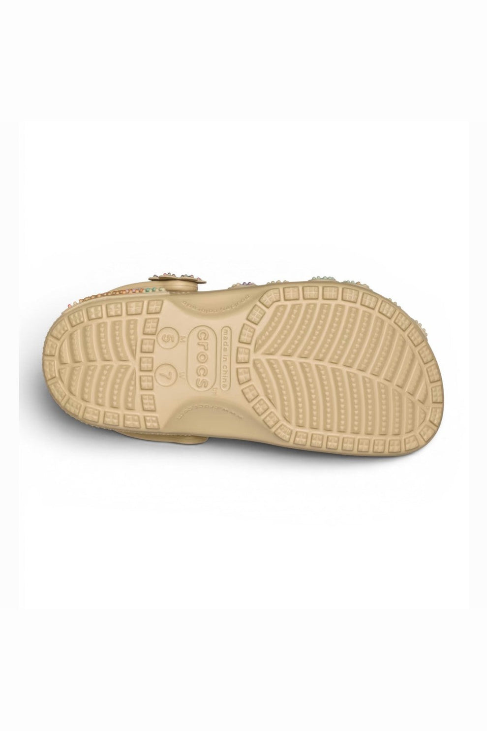 Crocs W Classic Summer Beaded Clog Beige