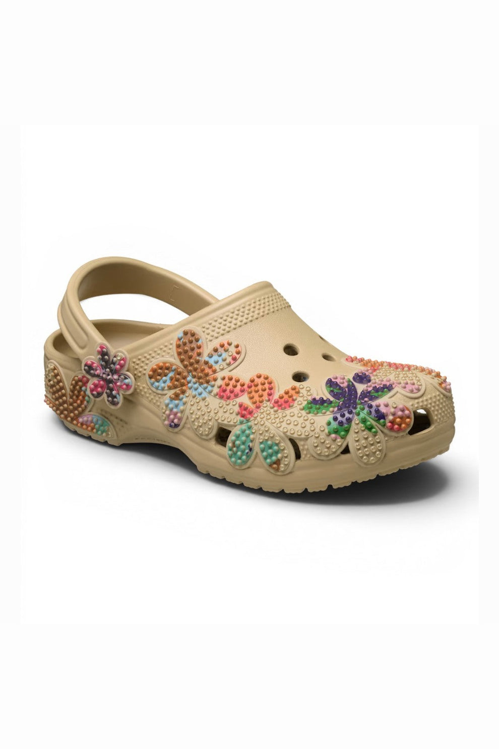 Crocs W Classic Summer Beaded Clog Beige