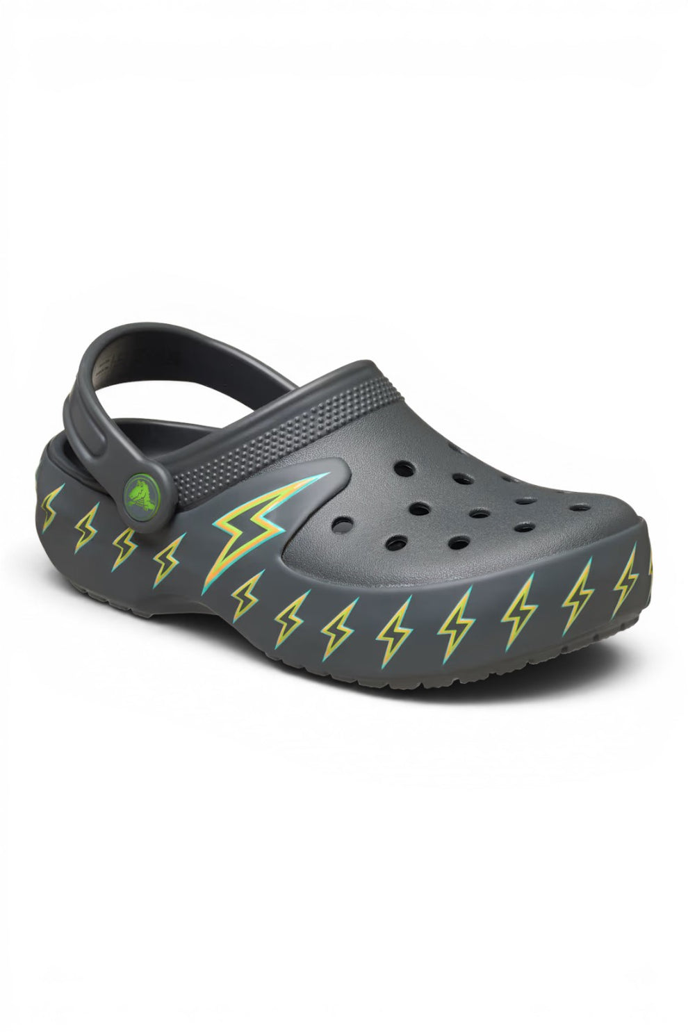Crocs Junior Classic Bolt Lights Clog K Carbon
