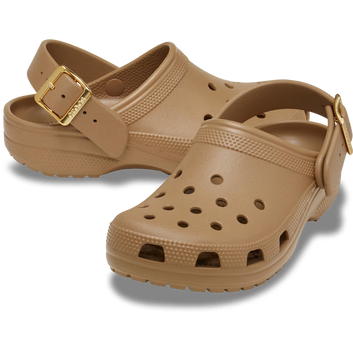 Crocs W Classic Metallic Buckle Sepia