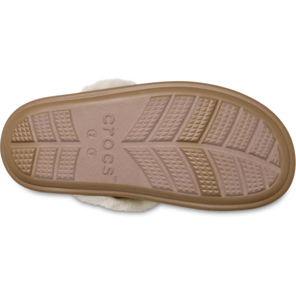 Crocs U Classic Fuzz Scuff Sepia
