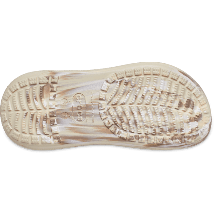 Crocs W Classic Crush Marbled Sko Bone