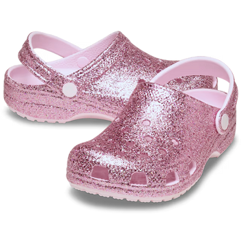 Crocs Børnesko Classic Chunky Glitter Clog T Pink Milk