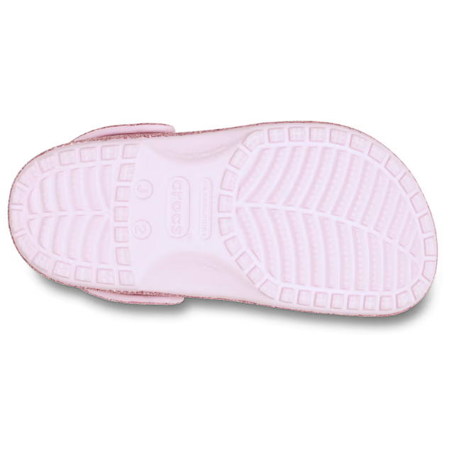 Crocs Børnesko Classic Chunky Glitter Clog T Pink Milk