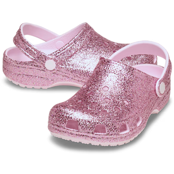 Crocs Junior Classic Chunky Glitter Clog K Pink Milk