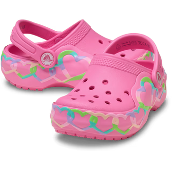 Crocs Børnesko Classic Heart Lights Clog T Pink Lemonade