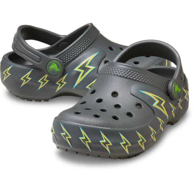 Crocs Børnesko Classic Bolt Lights Clog T Carbon