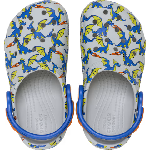 Crocs Børnesko Classic Dragon Graphic Clog T Atmosphere