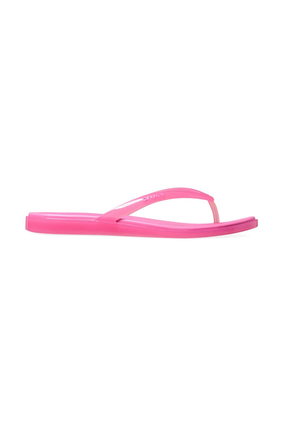 Crocs Miami Jelly Round Toe Flip Pink Lemonade