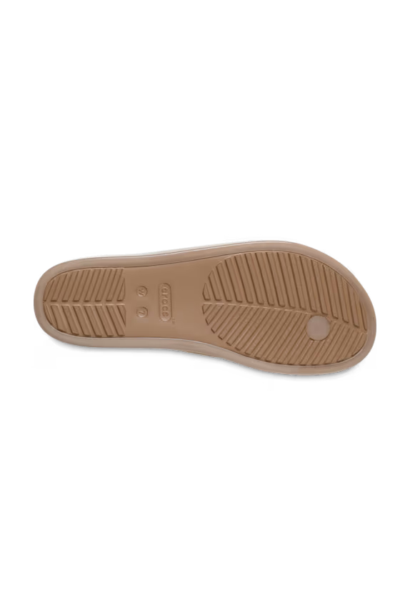 Crocs W Miami Jelly Round Toe Flip Milk Chocolate