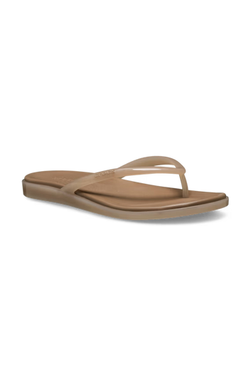 Crocs W Miami Jelly Round Toe Flip Milk Chocolate