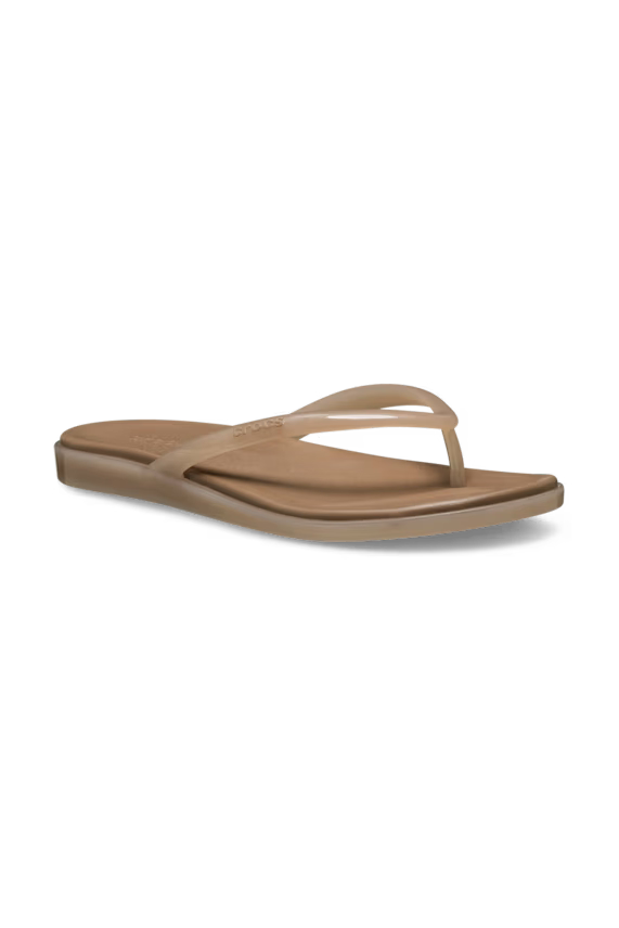 Crocs W Miami Jelly Round Toe Flip Milk Chocolate