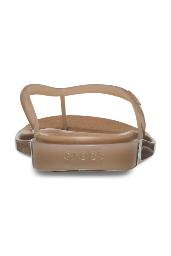 Crocs W Miami Jelly Round Toe Flip Milk Chocolate