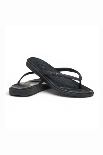 Crocs W Miami Matte Round Toe Flip Black