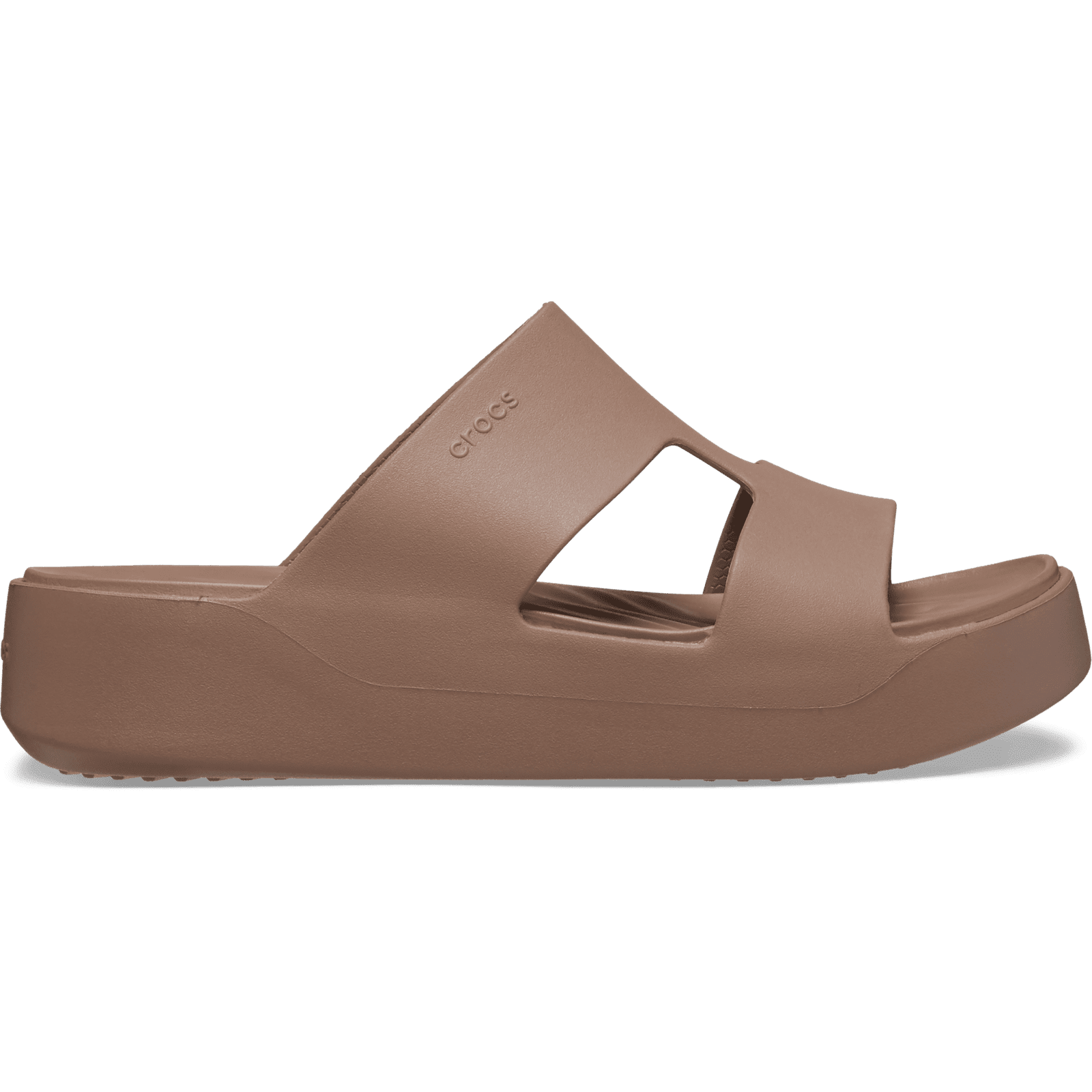 Crocs Getaway Platform H Strap Latte