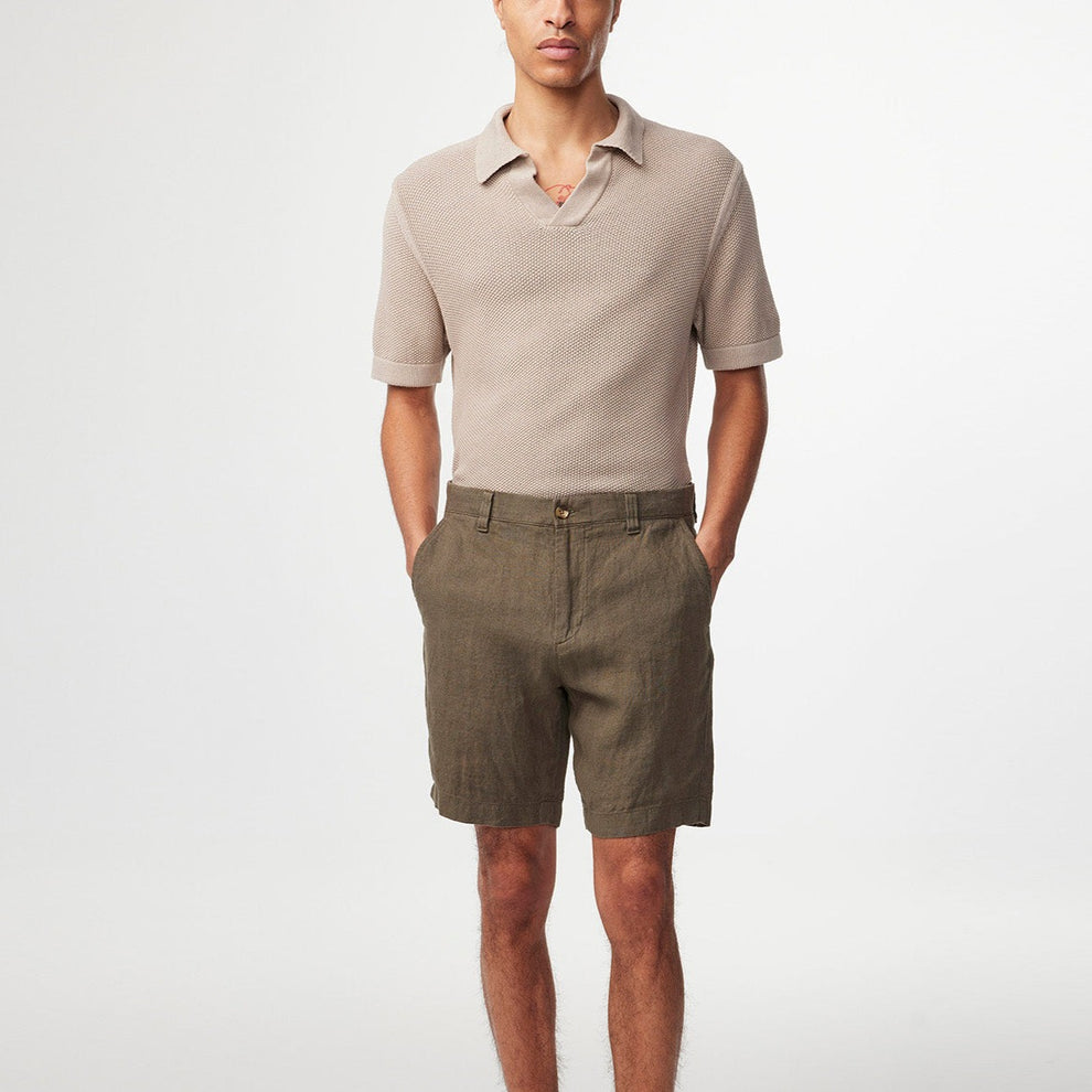 NN07 M Crown Shorts 1196 Khaki Army