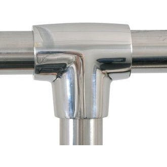 T-stykke Ø22mm - 90 grader RF stål