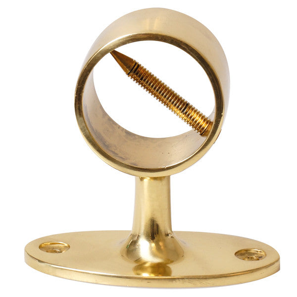 Gelænderholder til tov, messing