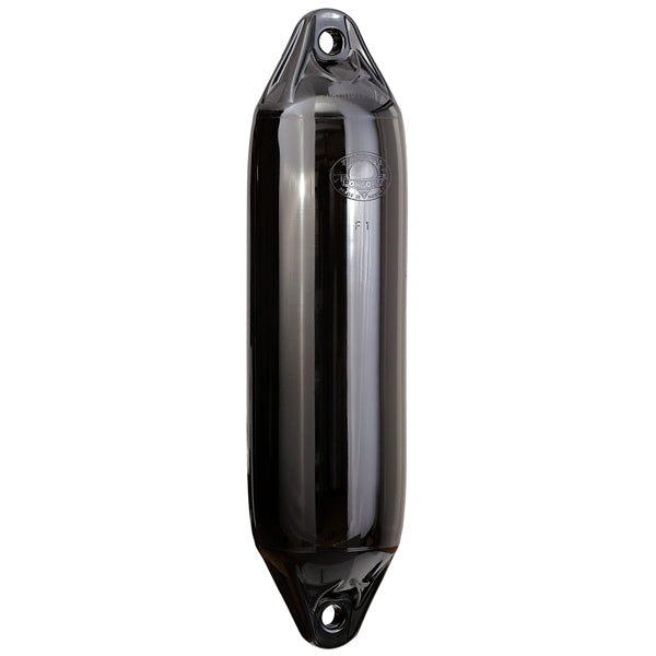 Polyform fender F7 sort/sort top, 375x1020mm