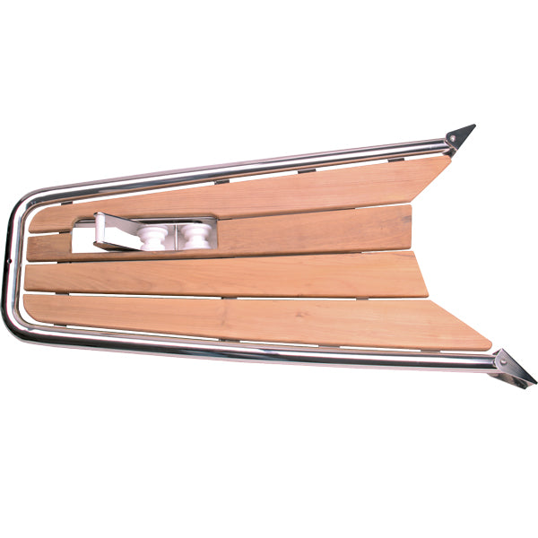 Stævnplatform med ankerrulle, 140x62,5 cm