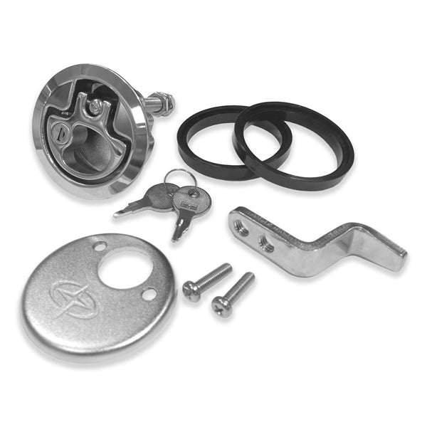 Roca Dørkbeslag vinklet rigel låsbar, Ø76