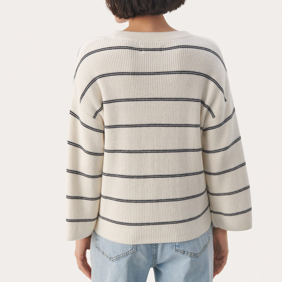 Part Two W ElysiaPW Strik Dark Navy Stripe