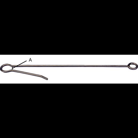 Bøjekrog 1050mm AISI 316 rustfrit stål