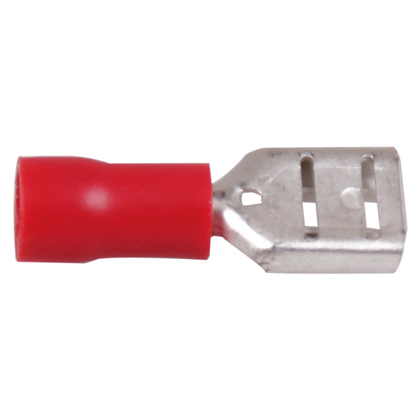 Fladstik hun rød 6.4 x 0.8 mm, 100 stk