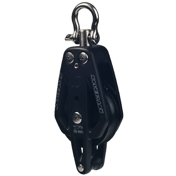 Rutgerson enkeltblok med hundsvot 50mm