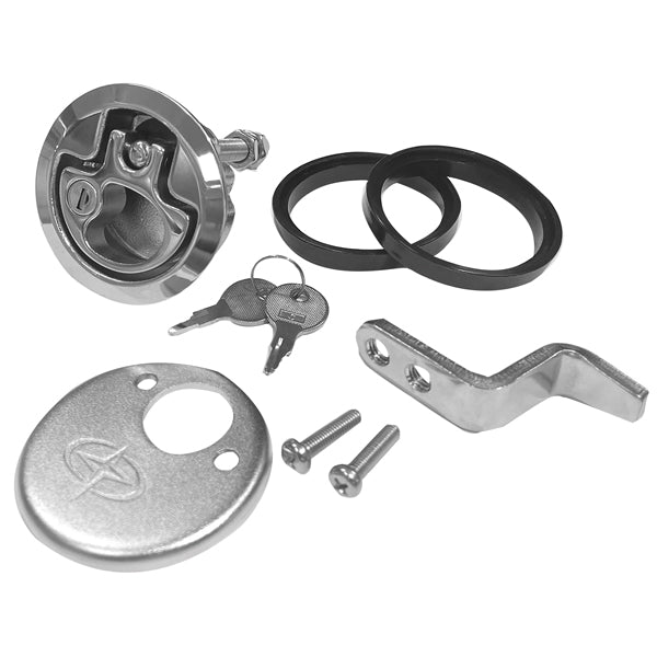 Roca Dørkbeslag vinklet rigel låsbar, Ø76