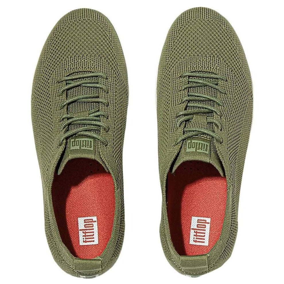 Fitflop W Rally Tonal Knit Sneaker Olive