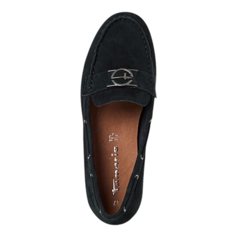 Tamaris Slip-On Mokkasiner Navy Dame sko