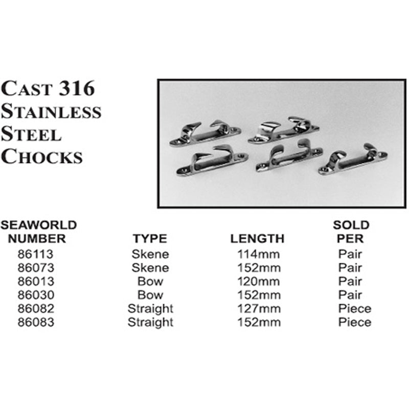 Klyds rustfrit stål skævt