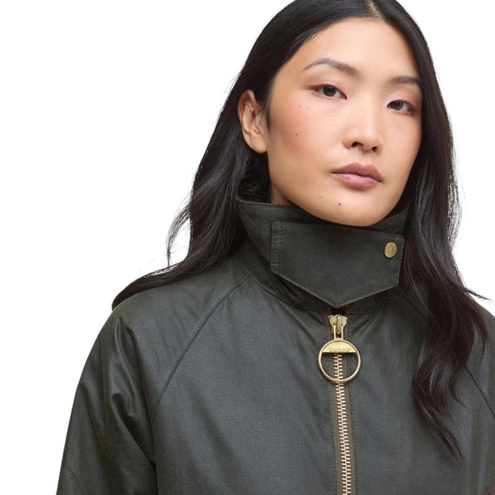 Barbour Arlene Wax Jacket Olive