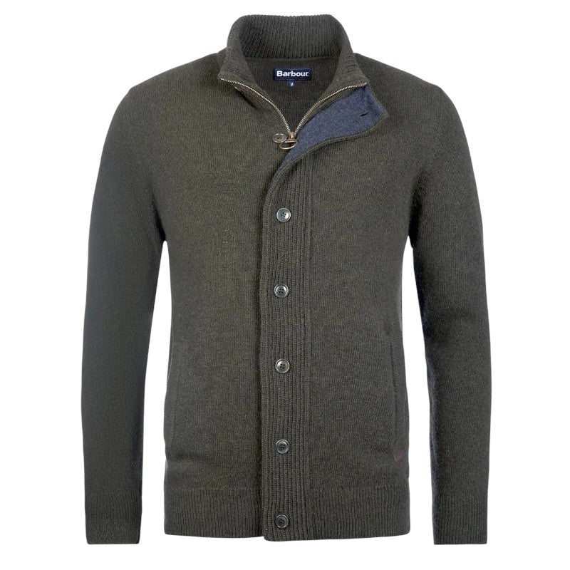 Barbour Essential Patch Zip Seaweed