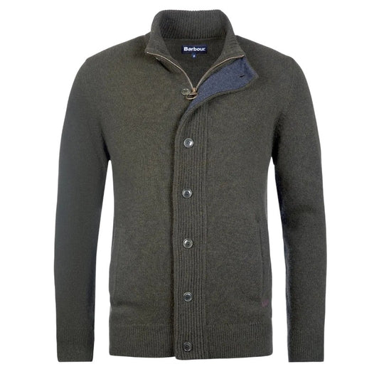 Barbour Essential Patch Zip Seaweed